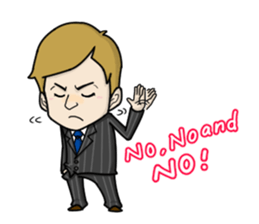 emotion of businessman3 sticker #5794715