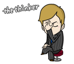 emotion of businessman3 sticker #5794716