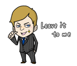 emotion of businessman3 sticker #5794719