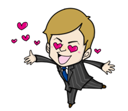 emotion of businessman3 sticker #5794723
