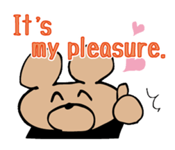 simple communication(2-3words) sticker #5794737