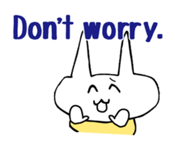 simple communication(2-3words) sticker #5794739