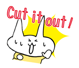 simple communication(2-3words) sticker #5794741