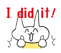 simple communication(2-3words) sticker #5794757