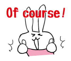 simple communication(2-3words) sticker #5794758