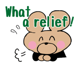 simple communication(2-3words) sticker #5794759