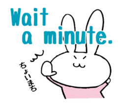 simple communication(2-3words) sticker #5794760