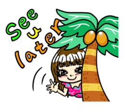 "Ukiuki Waikiki" Pineapple Tours Hawaii sticker #5795010