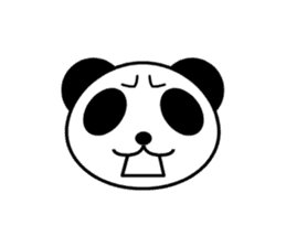 Panda of the having no money sticker #5795572
