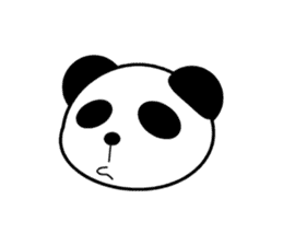 Panda of the having no money sticker #5795575