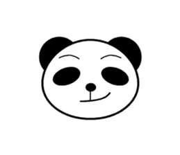 Panda of the having no money sticker #5795576