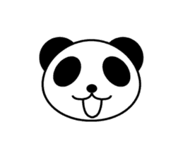 Panda of the having no money sticker #5795577