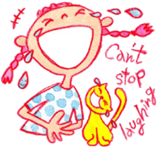 English The daily life of girls & kitty sticker #5795975