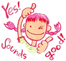 English The daily life of girls & kitty sticker #5795977