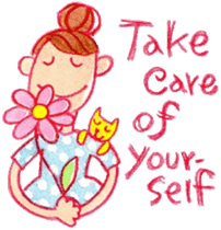 English The daily life of girls & kitty sticker #5795989