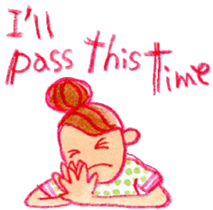 English The daily life of girls & kitty sticker #5796013