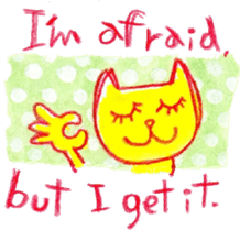 English  The daily life of girls & kitty sticker #5796021