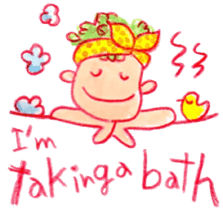 English The daily life of girls & kitty sticker #5796033