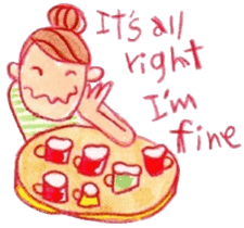 English The daily life of girls & kitty sticker #5796039