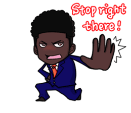 emotion of businessman4 sticker #5796085