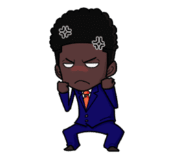 emotion of businessman4 sticker #5796107