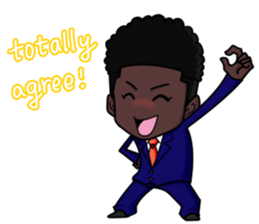 emotion of businessman4 sticker #5796108