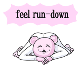 High tension Pink bear! sticker #5796174