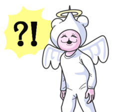 High tension Pink bear! sticker #5796176