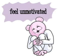 High tension Pink bear! sticker #5796182