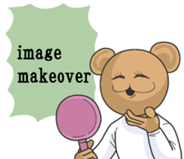 High tension Pink bear! sticker #5796191