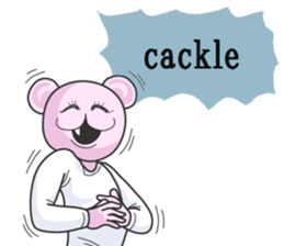 High tension Pink bear! sticker #5796192