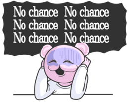 High tension Pink bear! sticker #5796200