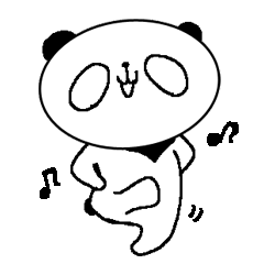 Emotional lazy panda