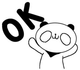 Emotional lazy panda sticker #5796204