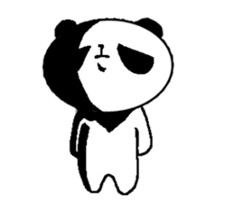 Emotional lazy panda sticker #5796214