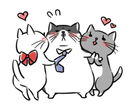 A couple of stray cats part 2 sticker #5797388