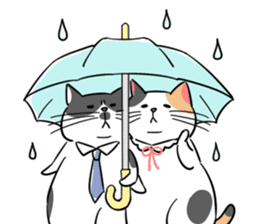 A couple of stray cats part 2 sticker #5797403