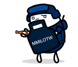 Hot Dog Man Cute Version : Opposition sticker #5797528