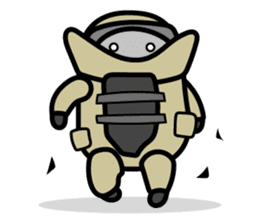 Hot Dog Man Cute Version : Opposition sticker #5797536