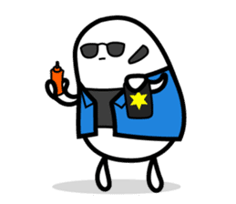 Hot Dog Man Cute Version : Opposition sticker #5797537