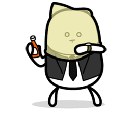 Hot Dog Man Cute Version : Opposition sticker #5797544