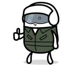 Hot Dog Man Cute Version : Opposition sticker #5797547