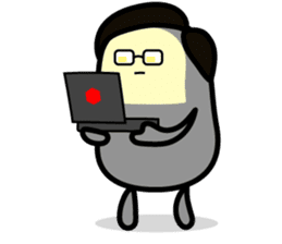 Hot Dog Man Cute Version : Opposition sticker #5797559