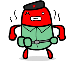 Hot Dog Man Cute Version : Opposition sticker #5797562