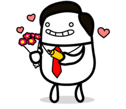 Hot Dog Man Cute Version : Opposition sticker #5797563