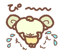 Sheep feelings sticker #5797795