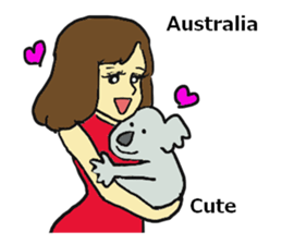 Koala going to Osaka sticker #5798244