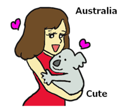Koala going to Osaka sticker #5798244