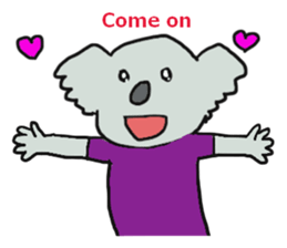 Koala going to Osaka sticker #5798273