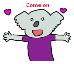 Koala going to Osaka sticker #5798273
